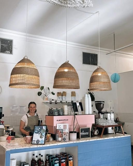 The coffee counter