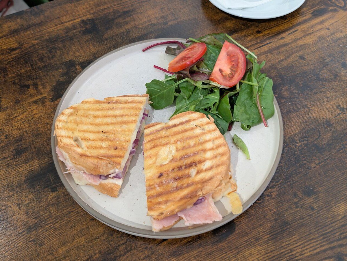A toasted panini (stock photo)